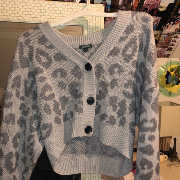 animal print cardigan target